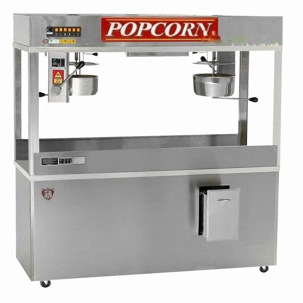 Cretors 48oz Dual Control 6' Twin Diplomat Popper Pass Through -Item#DI48D1E-71OX-CDR - Call us for pricing