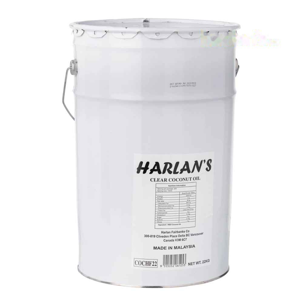 White Coconut Popcorn Popping Oil - 22KG Pail -Item#51202