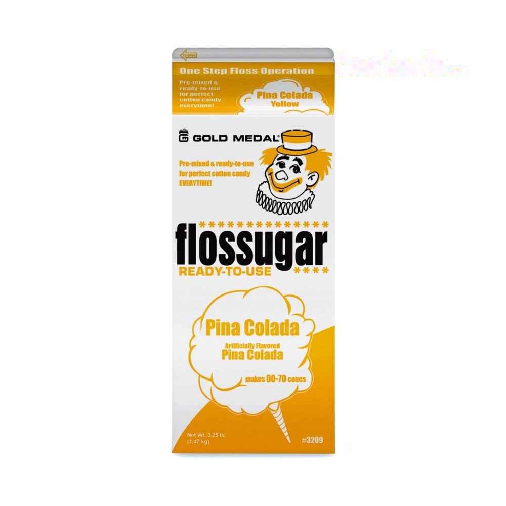 Piña Colada (Pineapple) Cotton Candy Flossugar Carton -Item#55209