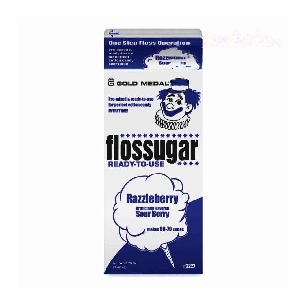 Razzleberry Sour Cotton Candy Flossugar Carton -Item#55227