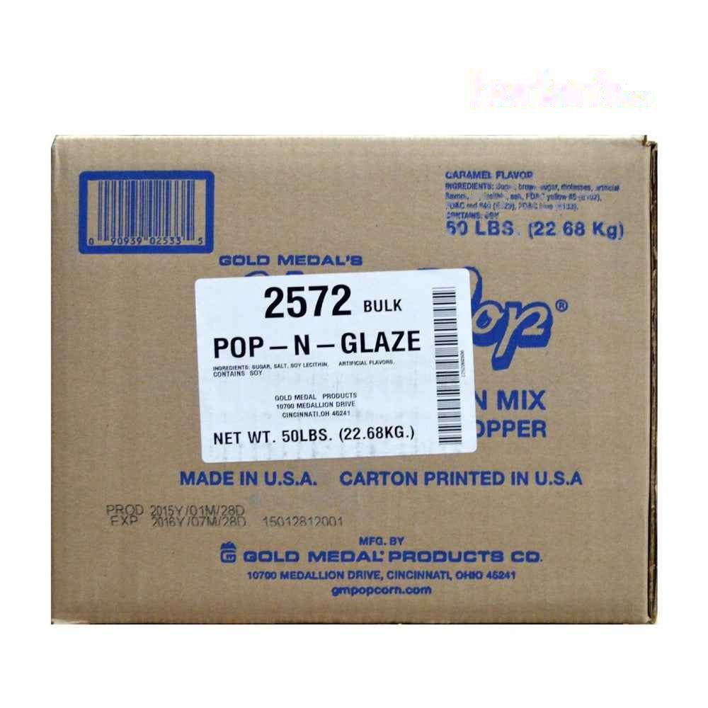 Pop-N-Glaze Neutral Sweet Frosted Popcorn Mix - BULK 50LB Case - Item#51572