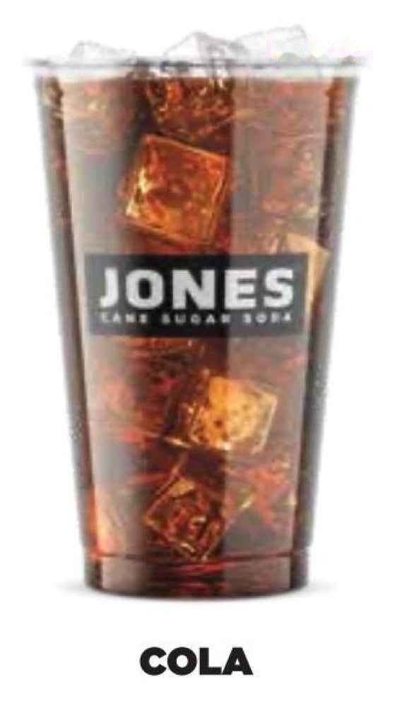 Jones Cane Sugar Fountain Soda - Cola - 3 gal BIB -Item#16500