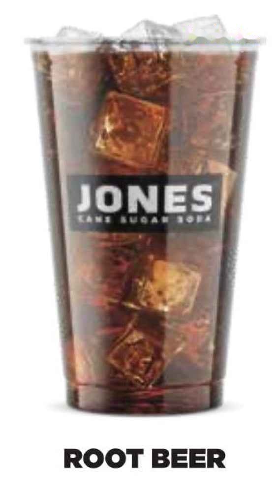 Jones Cane Sugar Fountain Soda - Root Beer - 3 gal BIB -Item#16503