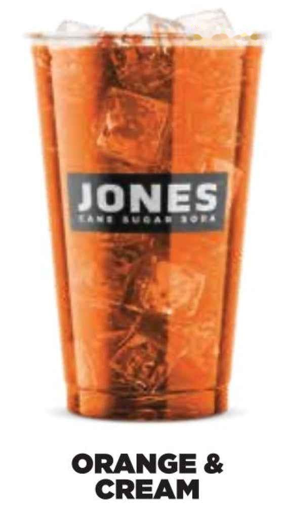 Jones Cane Sugar Fountain Soda - Orange & Cream - 3 gal BIB -Item#16504