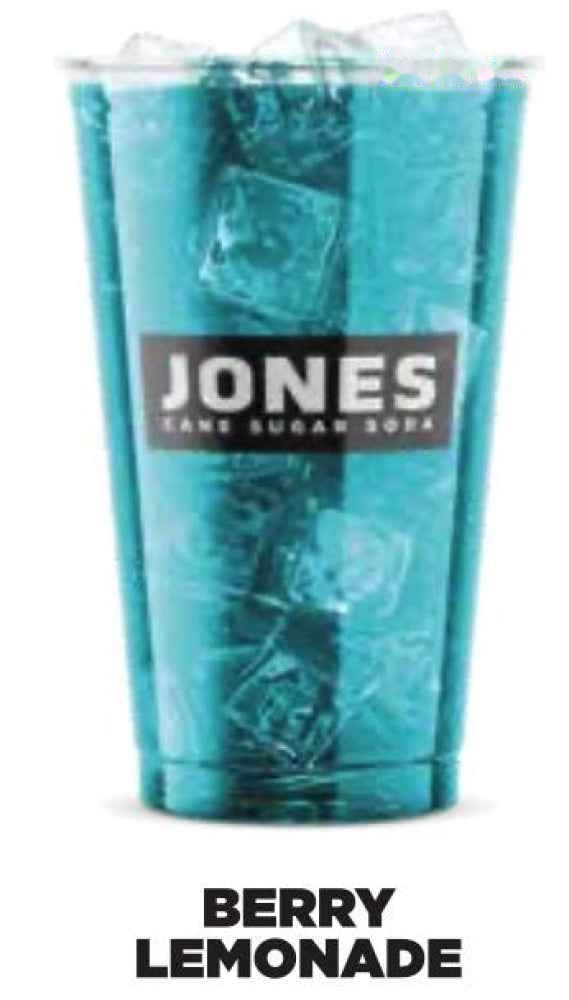 Jones Cane Sugar Fountain Soda - Lemonade - 3 gal BIB -Item#16506
