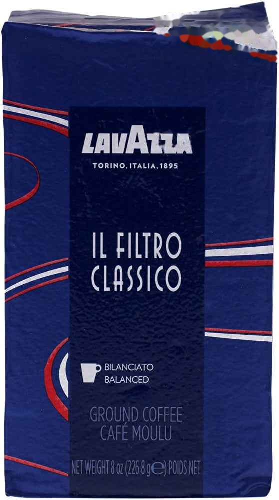 Lavazza - Il Filtro Classico Balanced Ground Coffee - 8 oz/226.8 g x 20 bags -Item#203441