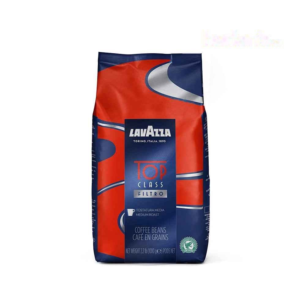 Lavazza Top Class Filtro Whole Bean Coffee Medium Roast 2.2LB Bag (Pack of 6) -Item#203432