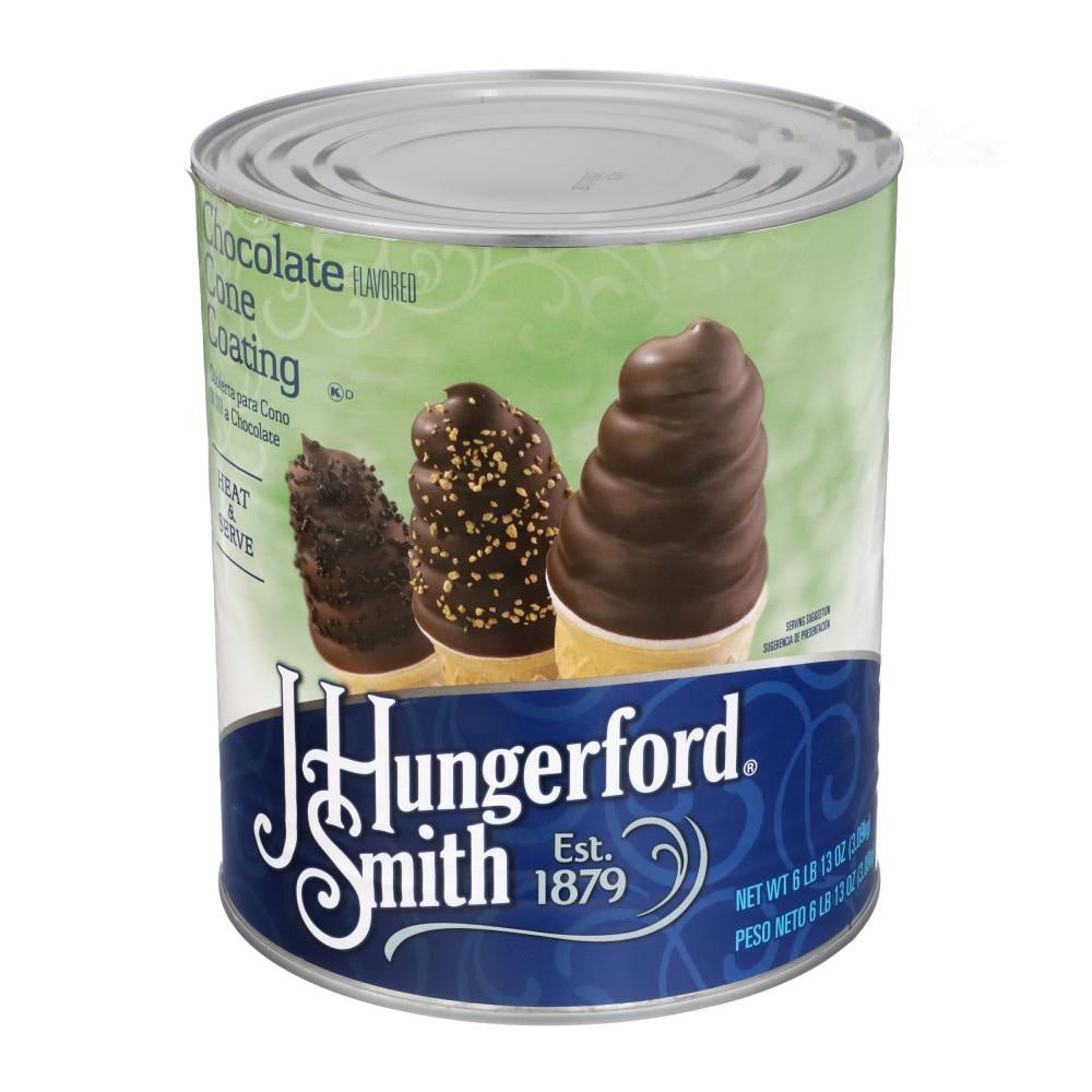 J HUNGERFORD SMITH CHOCOLATE CONE COATING - 6 x 100oz CANS -Item#41612