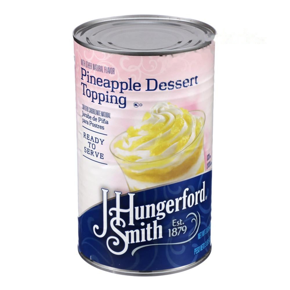 J HUNGERFORD SMITH PINEAPPLE TOPPING - 6 x 46oz Jugs -Item#41465