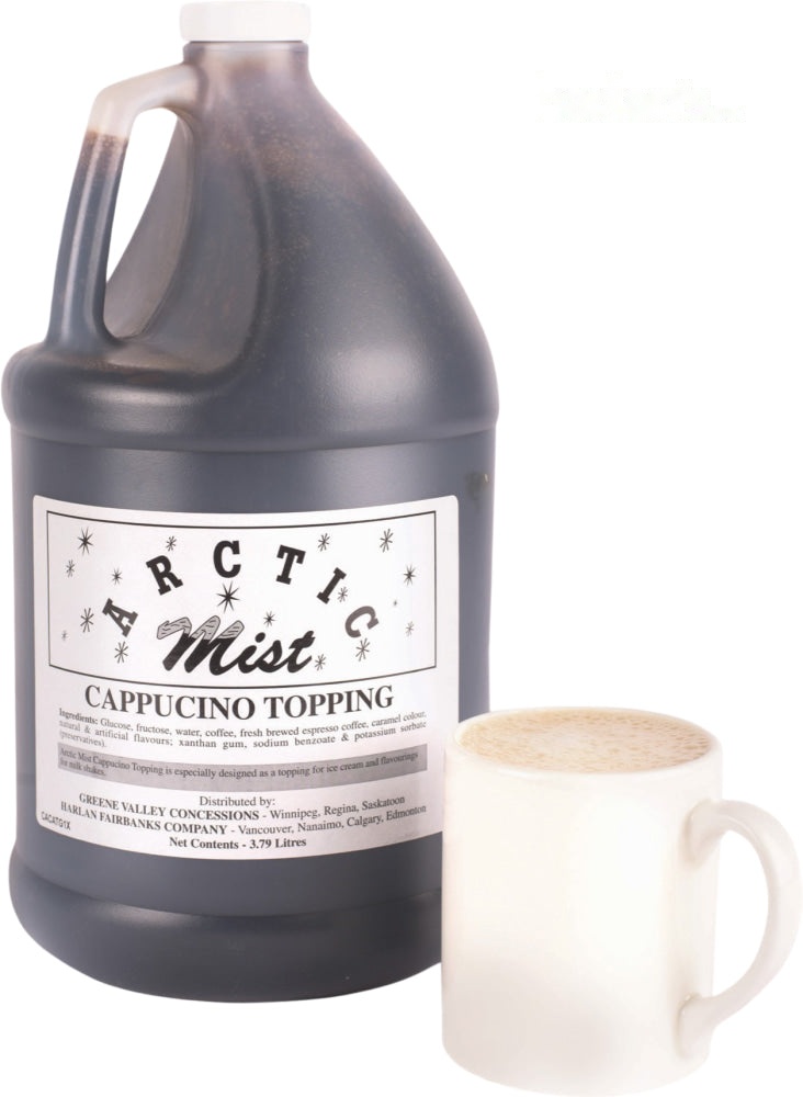 Arctic Mist Syrup Concentrate - Cappuccino - 4 x 3.79L Jugs -Item#41544