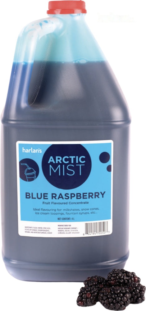 Arctic Mist Syrup Concentrate - Blue Raspberry (1x4L) Item#41552