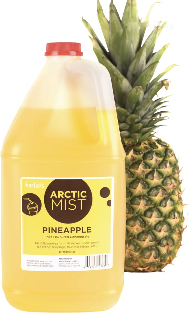 Arctic Mist Syrup Concentrate - Pineapple (1x4L) Item#41557