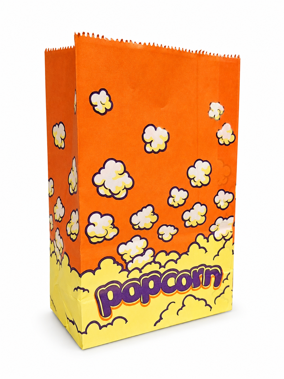 Flat Bottom Printed Popcorn Bag - Small - 500/case -Item#84B15