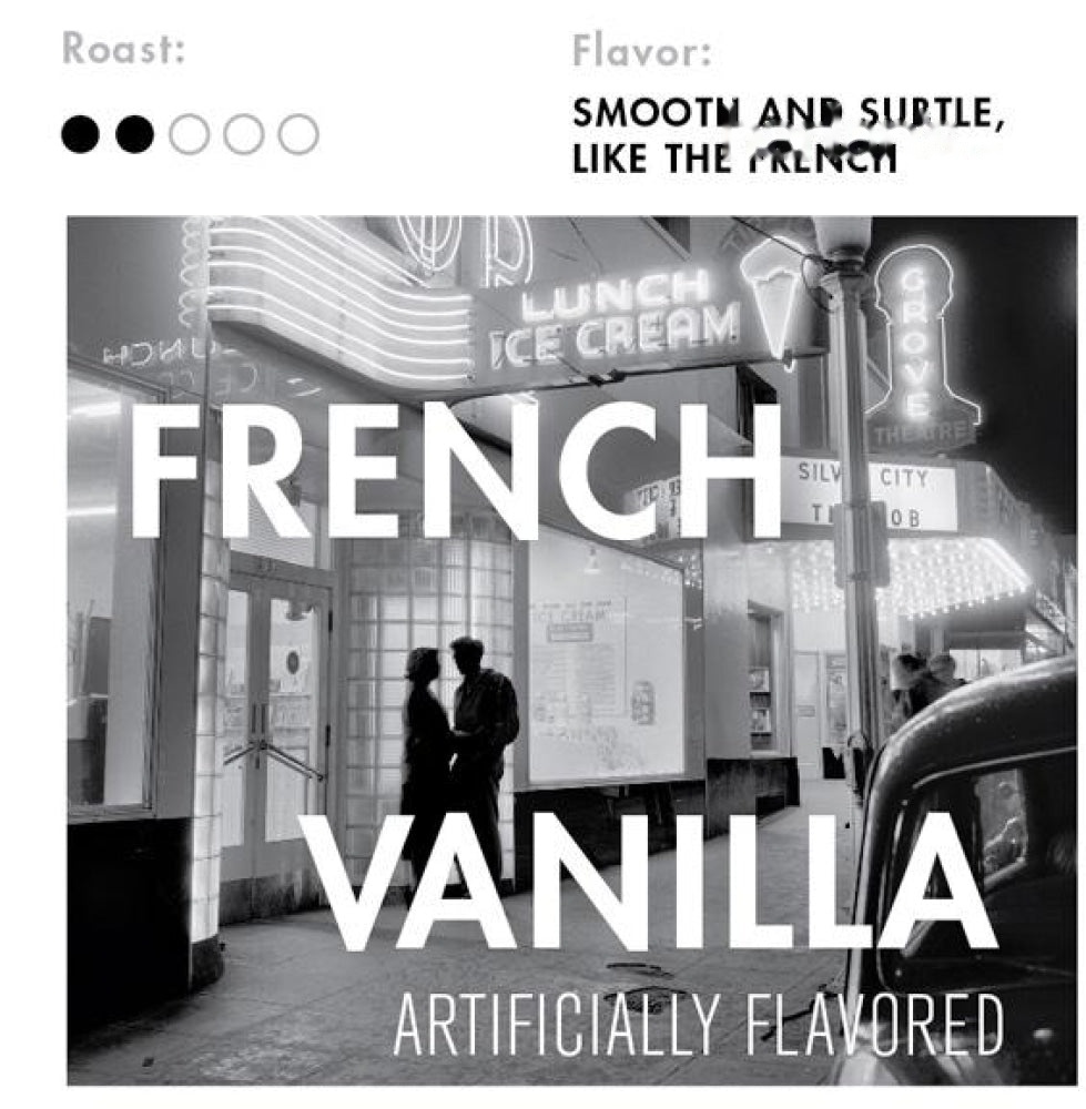 FRENCH VANILLA: 2.75 OZ. PORTION PACKS (CASE OF 46) -Item#209042