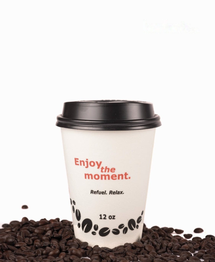 12oz, 16oz & 20oz Dome Lid Black - 1000 per case -Item#83112LDB_CUPS