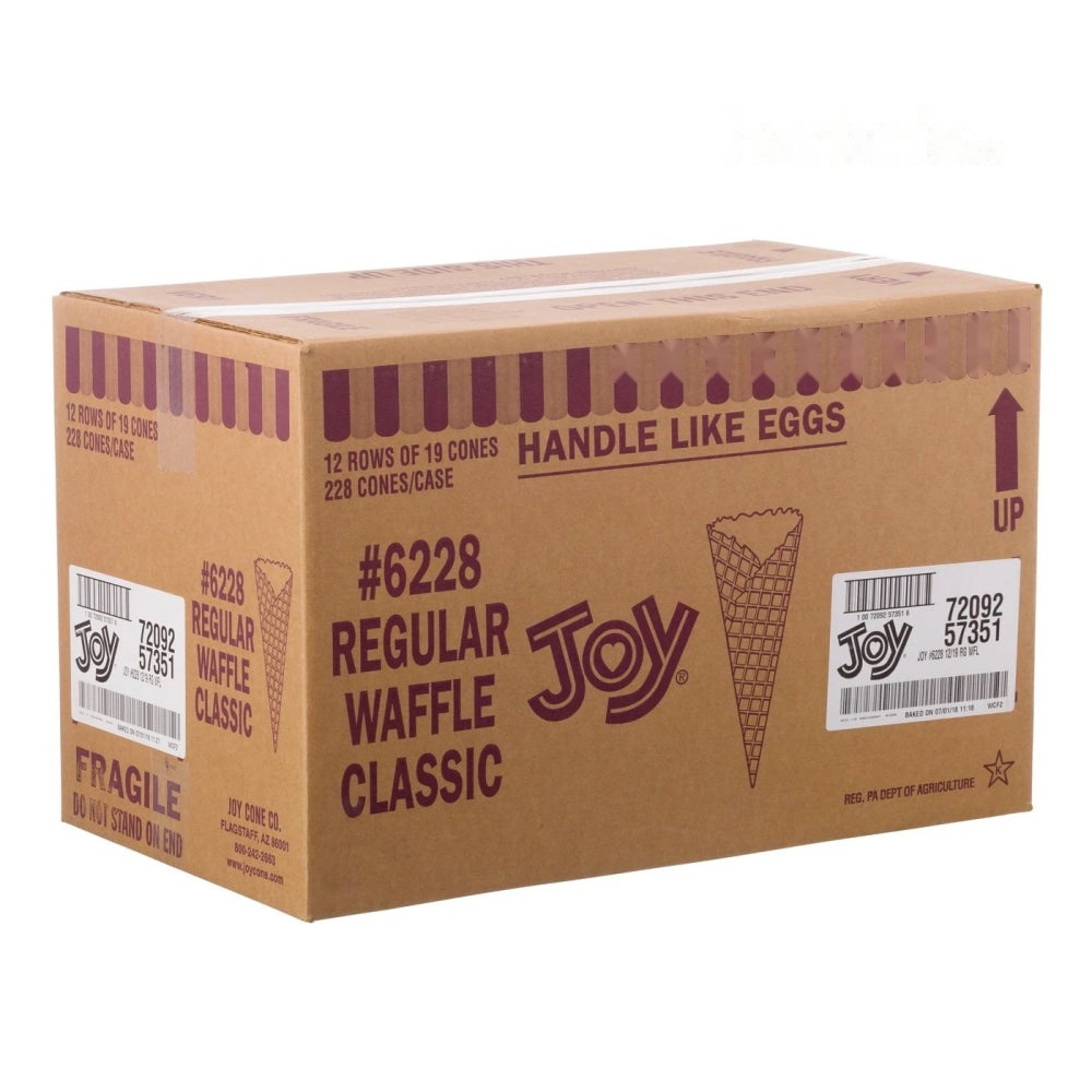 #6228 REGULAR WAFFLE CONE - Not For Online Sale - Contact us for quote