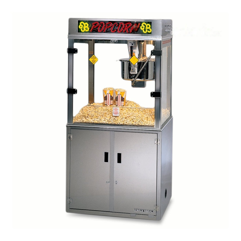 Pop-O-Gold 32-oz. with LED Neon Sign & Base -Item#2011ENB - Call us for pricing - Call us for pricing