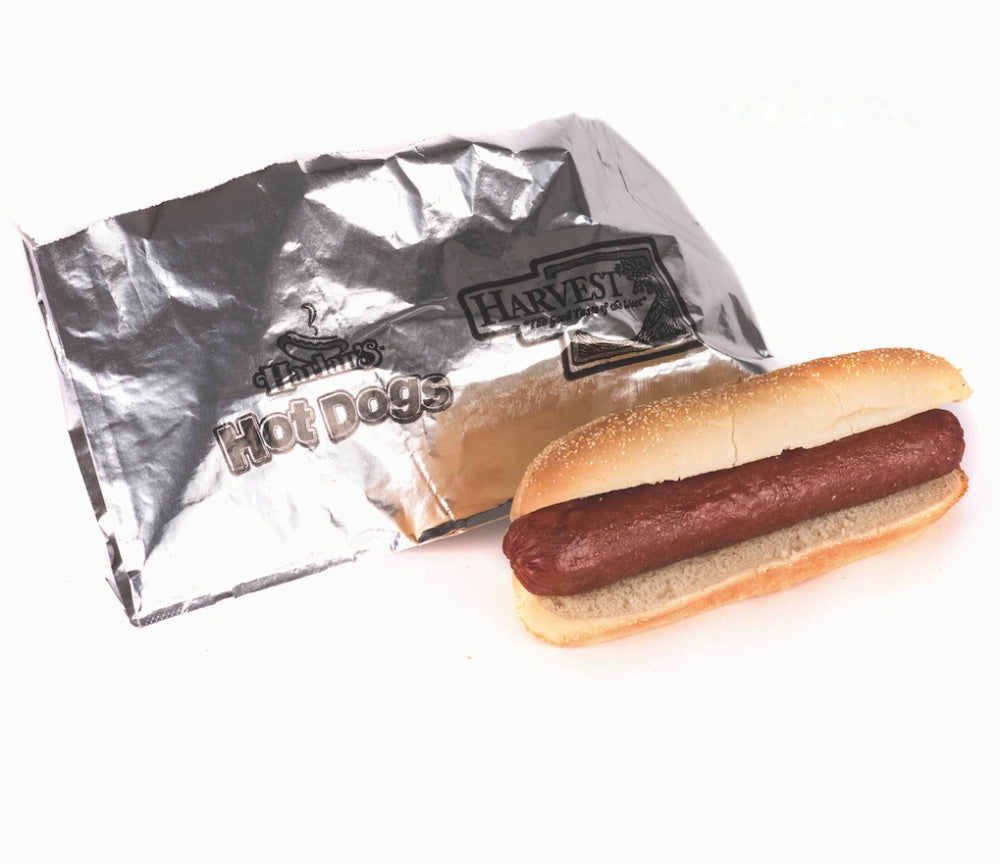 Foil Hot Dog Bag - 1000/case -Item#33FBL