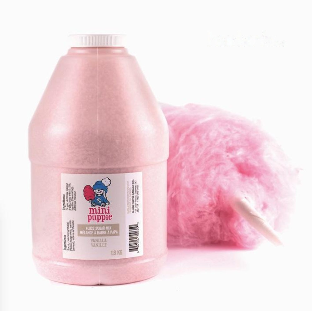 Mini Puppie Pink Vanilla Floss Sugar - 4 x 1.8kg -Item#55120