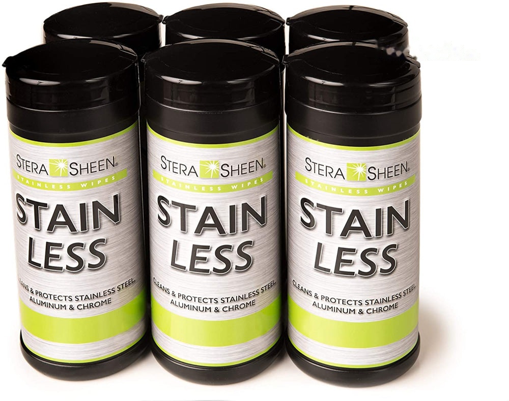 Stera-Sheen® Stainless Steel Wipes 6 x 30 wipes
