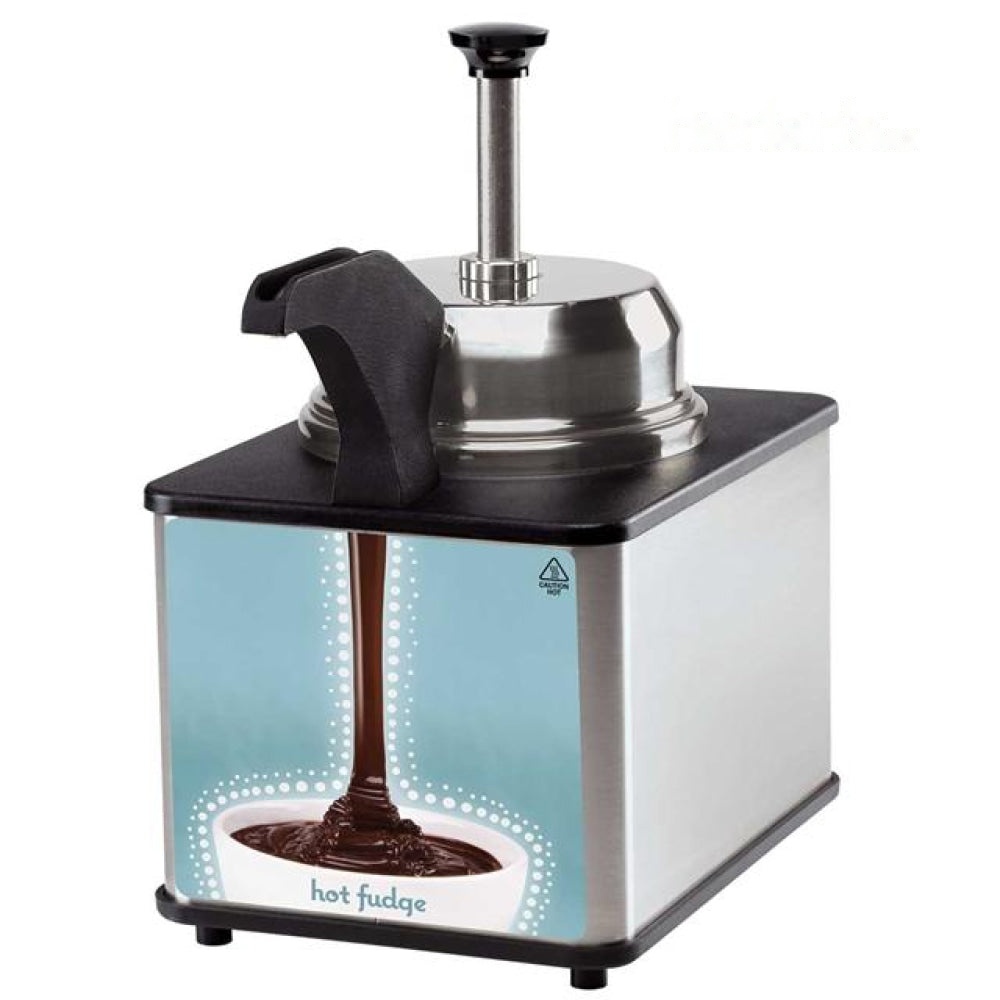 Server Fudge/Caramel Topping Warmer With Pump