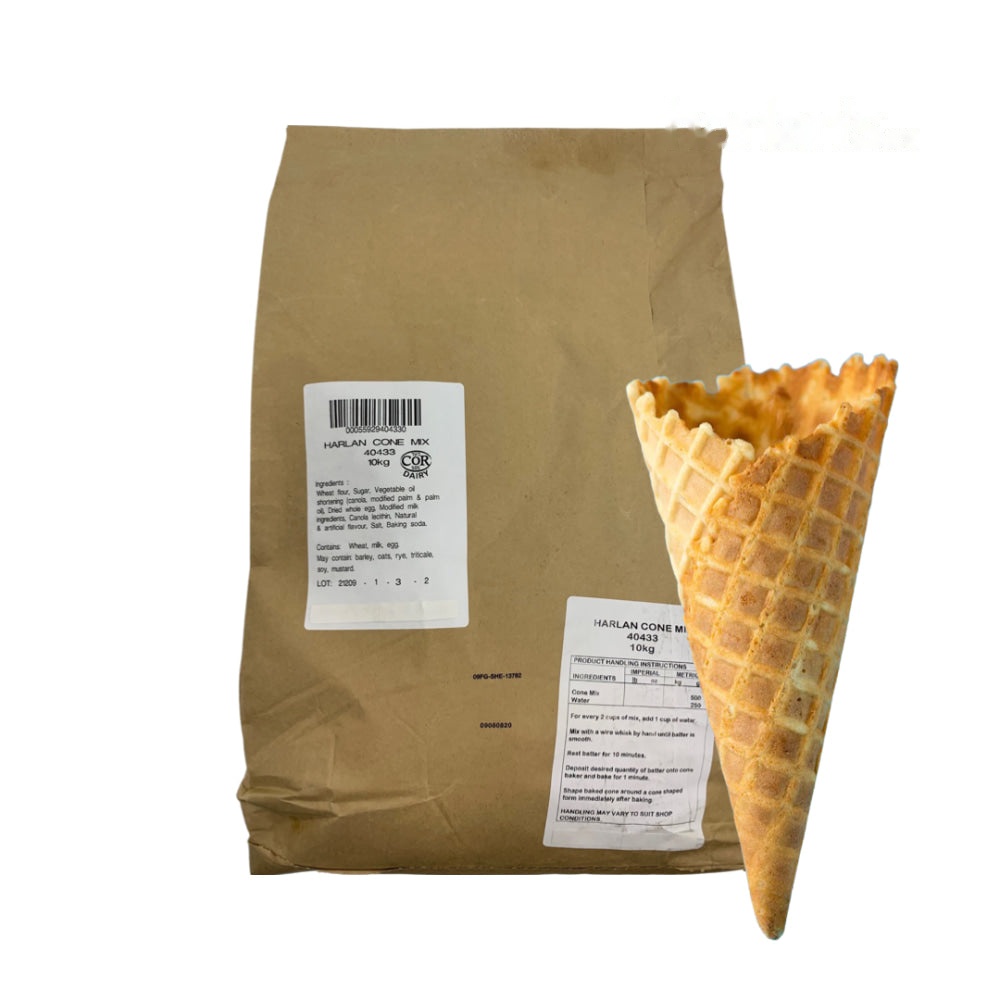 Waffle Cone Mix - 10KG Bag -Item#4391
