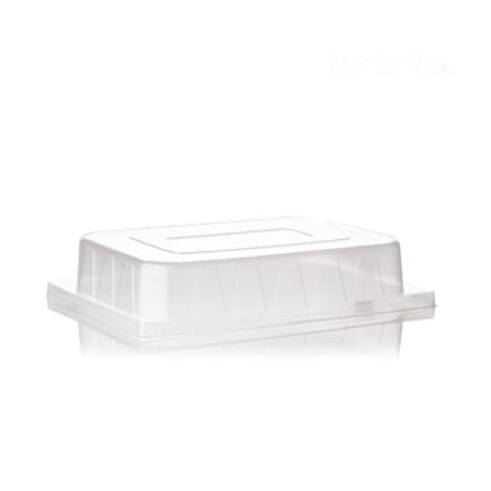 Dome Lids Wide Wholesale container - Poloplast (25x36cm) h6 cm- 100/case - Item#455585