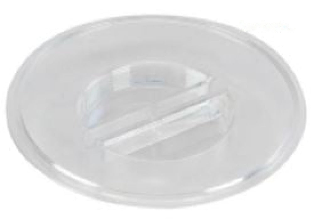 Lid Stainless steel Gelato Bowl 7 lts -Transparent with Handle - Item#45897