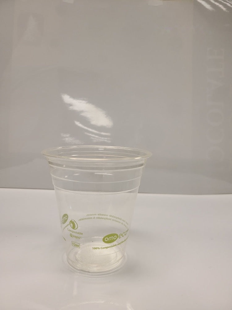 ECO 12oz. Clear Cups - 1000/case - Item#84312