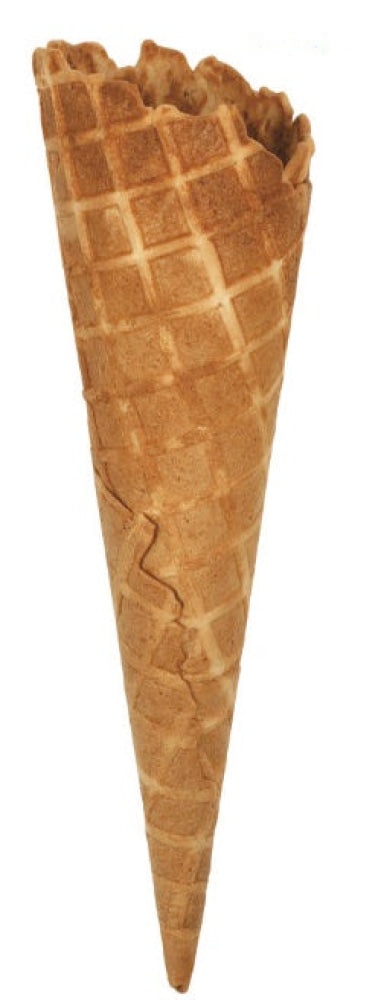 Lunga Slim Regular Italian Gelato Waffle Cones - 200/case - Item#43305 PICK UP ONLY