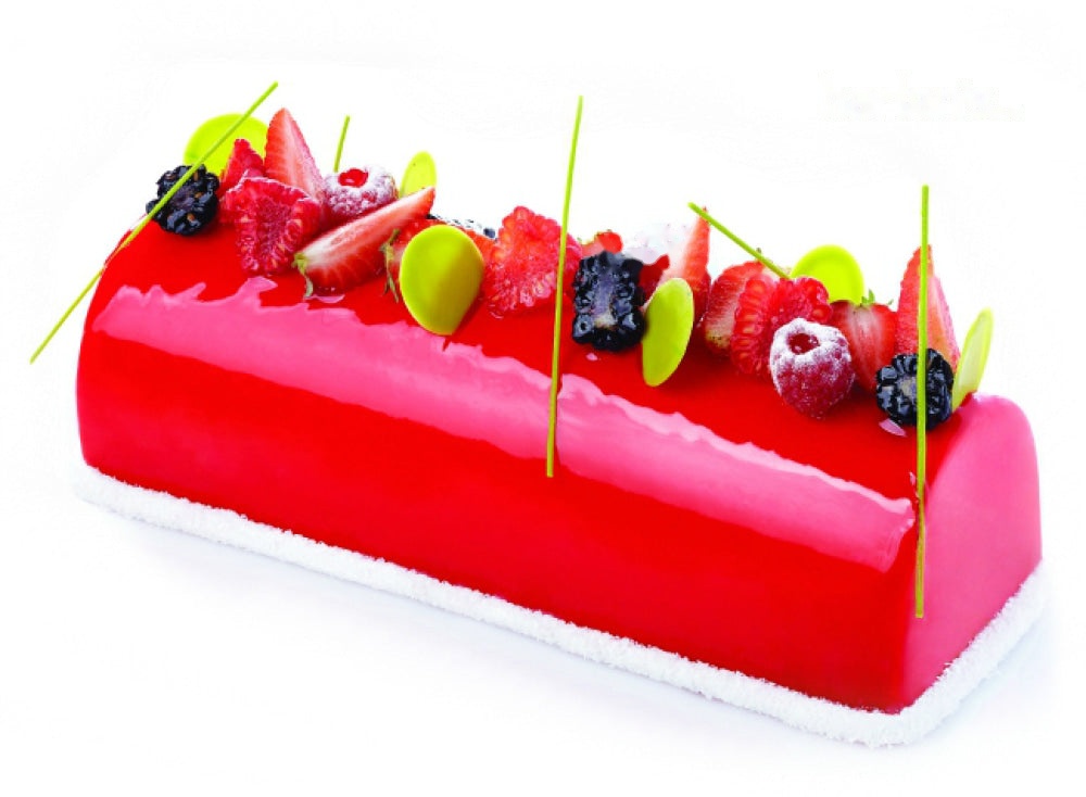 Silicone Mould Yule Log - Rectangular 45P225