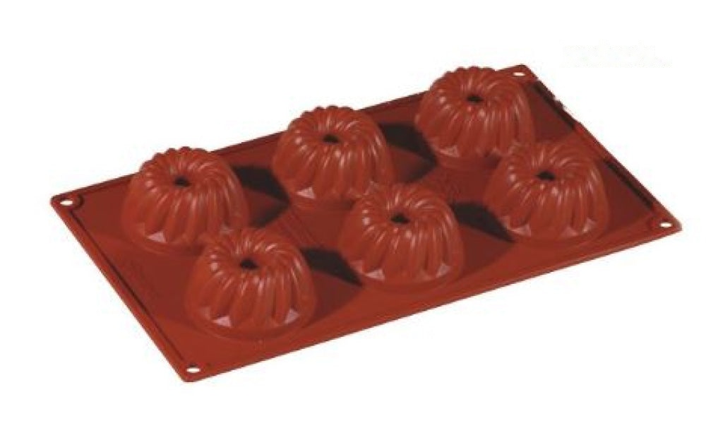 GUGLHUPF 6 CAVITIES SIL RED BRICK 45FRO46CRF