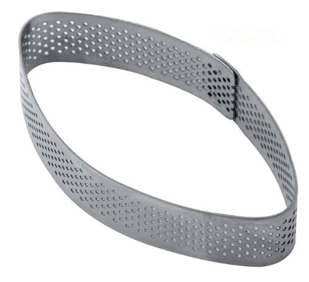 ST. STEEL MICROPERFORATED BAND OVAL WIDE 45XF11
