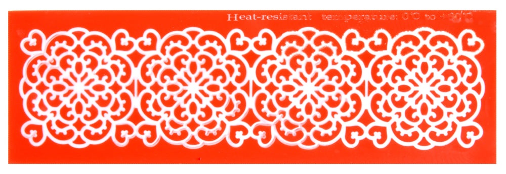 Red Rectangular Silicone Mould Bali 4531203