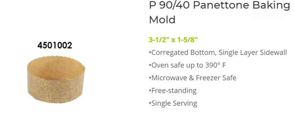 Paper baking Smal Round Mould - P90/40 4501002G