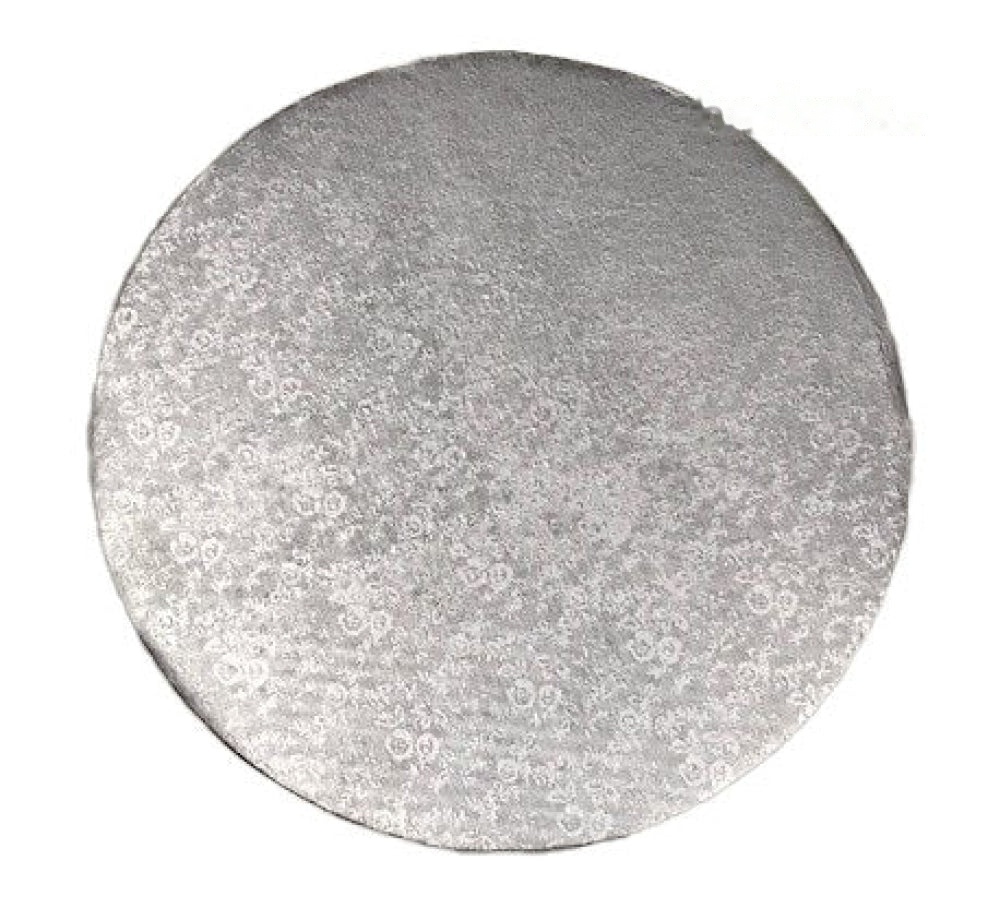 Cake Board - Silver Wrap Round 12" 451225