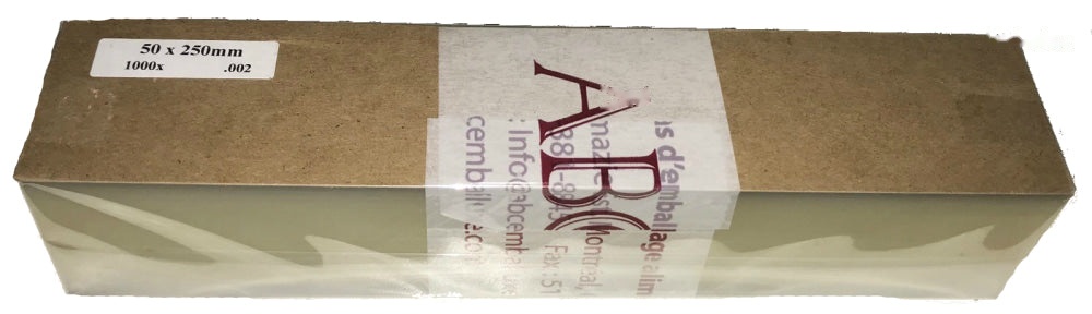 Acetate Strips 50/250mm 452050