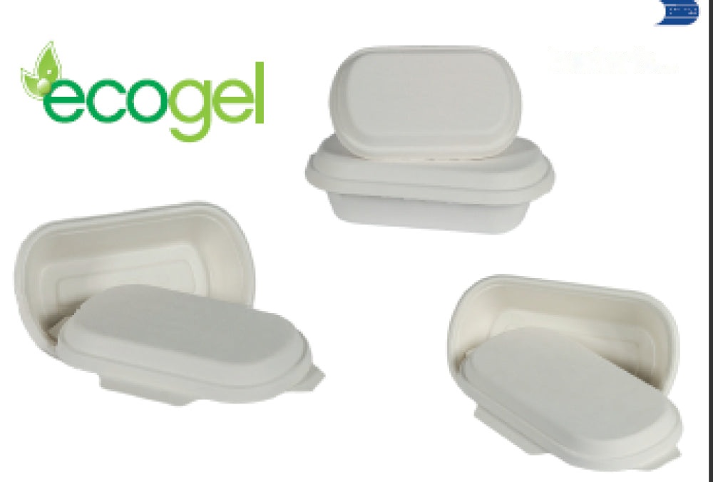 ECOGEL 350GR TO GO CONTAINERS 100/CS BIO ECO - Item#445CP170