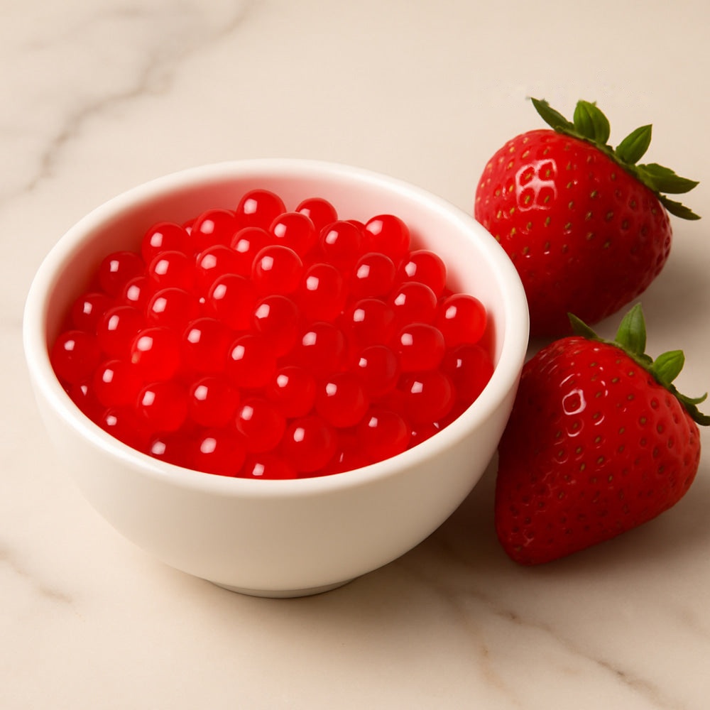 Strawberry Popping Boba (3.1L Jug | Mix & Match Flavours - groups of 4) Item#42927