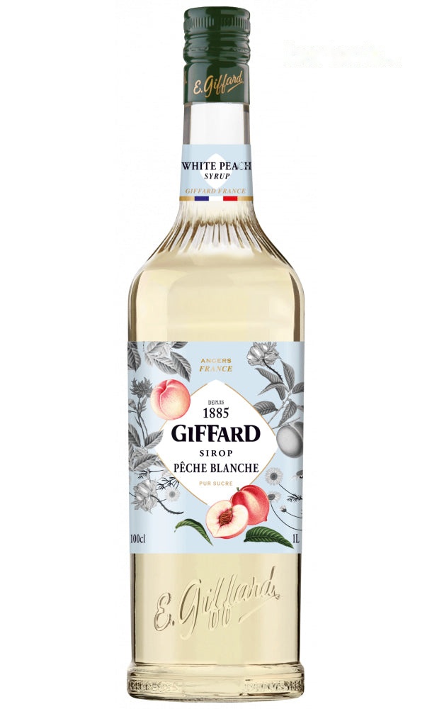 White Peach Syrup (1L | Mix & Match Flavours - groups of 6)