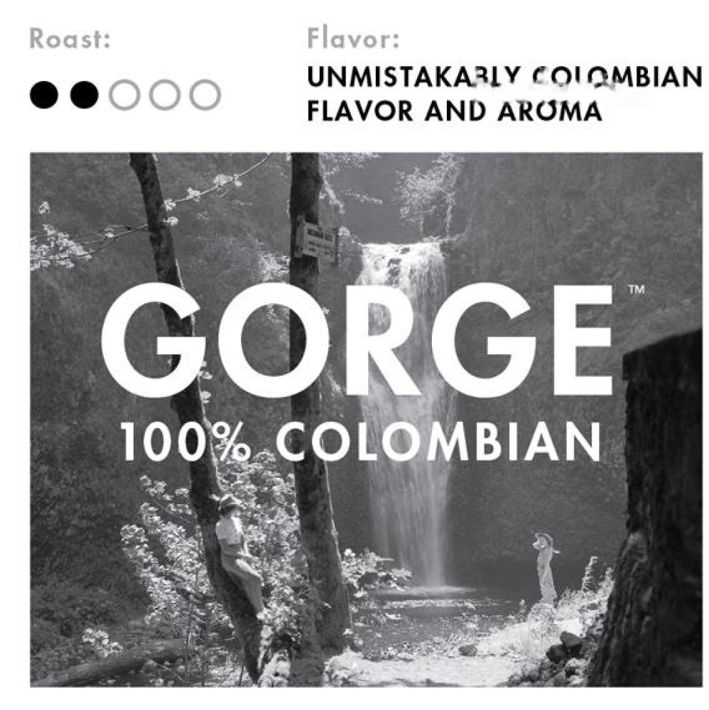 Gorge 100% Columbian Ground Coffee - 50x80G - Item#205148