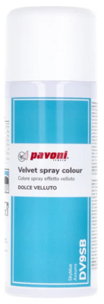 VELVET SPRAY LIGHT BLUE 400ML PAVONI - ITEM# 45DV9