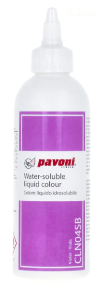VIOLET LIQUID WATER SOLOUBLE 190ML PAVONI - ITEM# 45CLN04SB