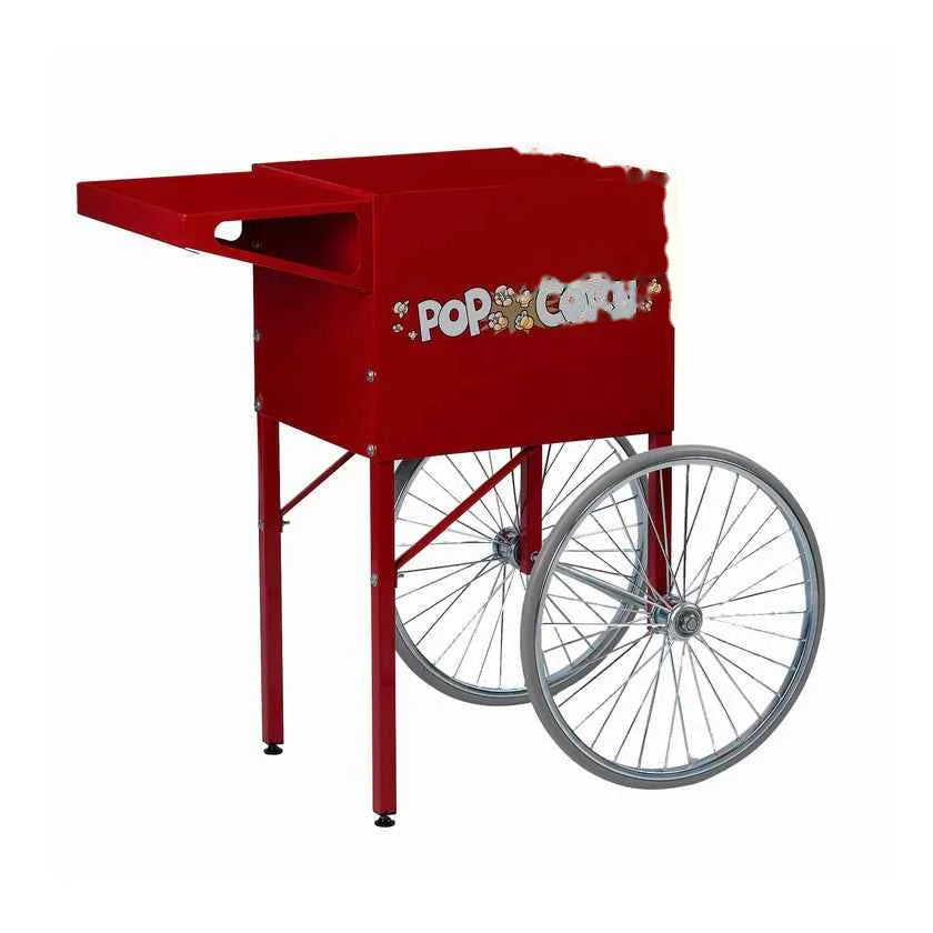 Red Popcorn Cart for 6-oz and 8-oz Popper