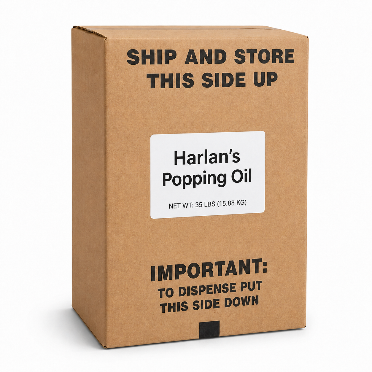 Popping Oil Bib - Bag in Box Item#51931